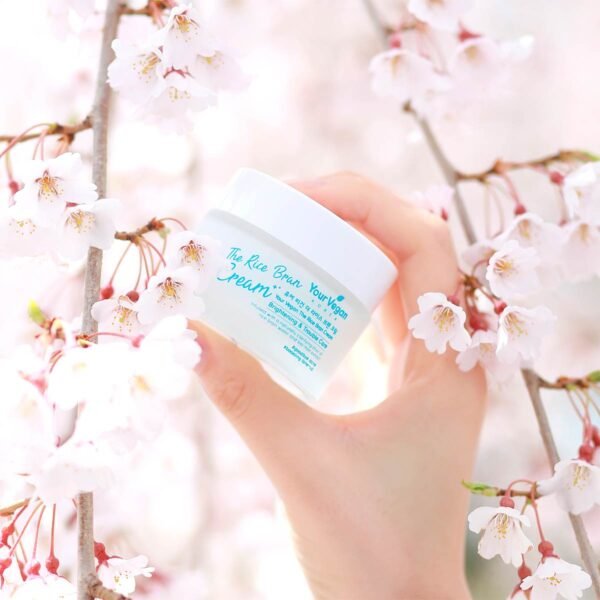 Crema Facial Vegana de Salvado de Arroz – Your Vegan Korea