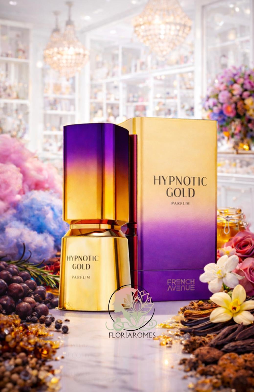 HYPNOTIC GOLD De French Avenue FloriAromes Perfumes rabes HYPNOTIC GOLD De French Avenue FloriAromes Perfumes rabes