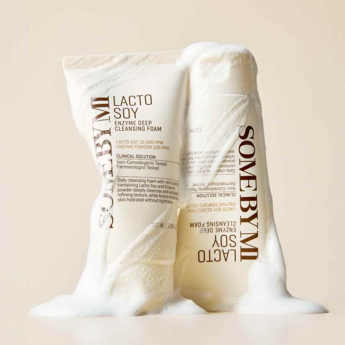 LactoSoy Eyzyme Deep Cleansing Foam de Some By Mi