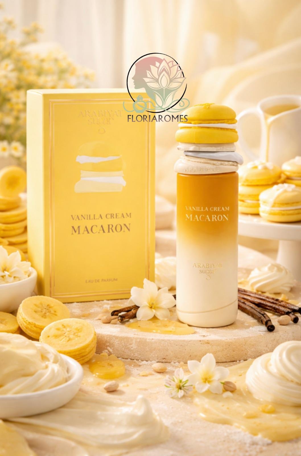 Vanilla Cream Macaron de Arabiyat Sugar